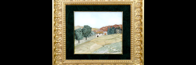 Mosaico : Veduta Campagna 24×29